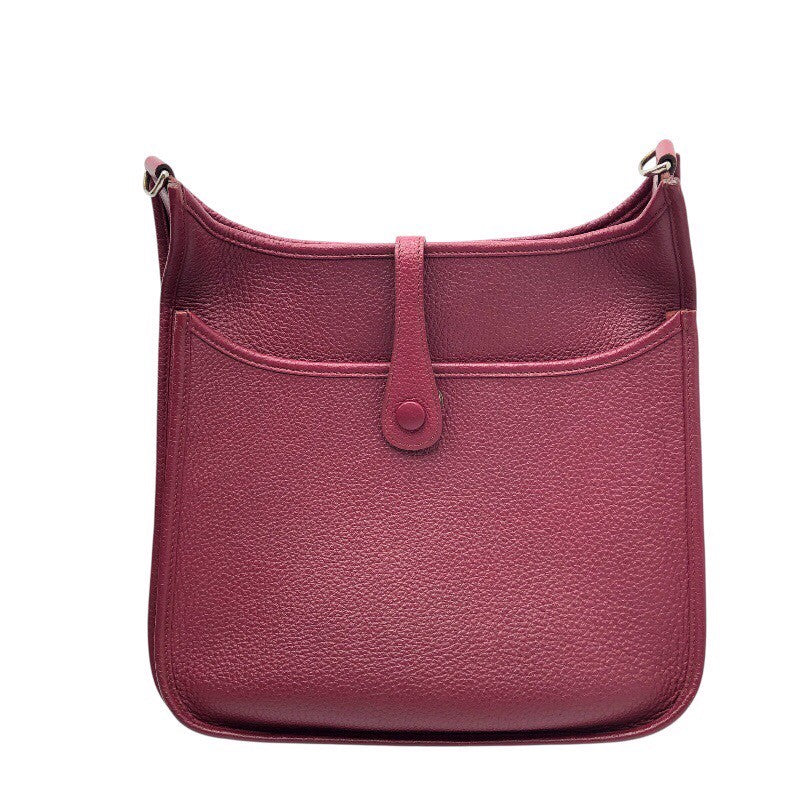 エルメス HERMES エヴリン3PM □N刻 ルビー トリヨン レディース ショルダーバッグ