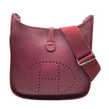 エルメス HERMES エヴリン3PM □N刻 ルビー トリヨン レディース ショルダーバッグ
