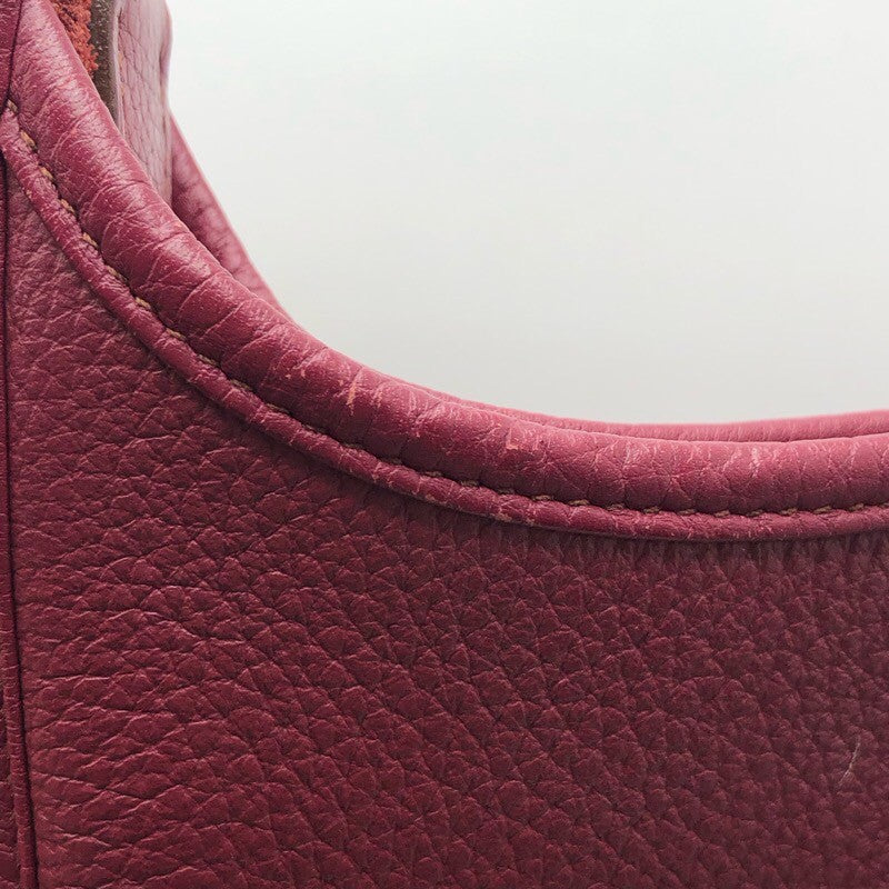エルメス HERMES エヴリン3PM □N刻 ルビー トリヨン レディース ショルダーバッグ