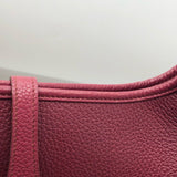 エルメス HERMES エヴリン3PM □N刻 ルビー トリヨン レディース ショルダーバッグ