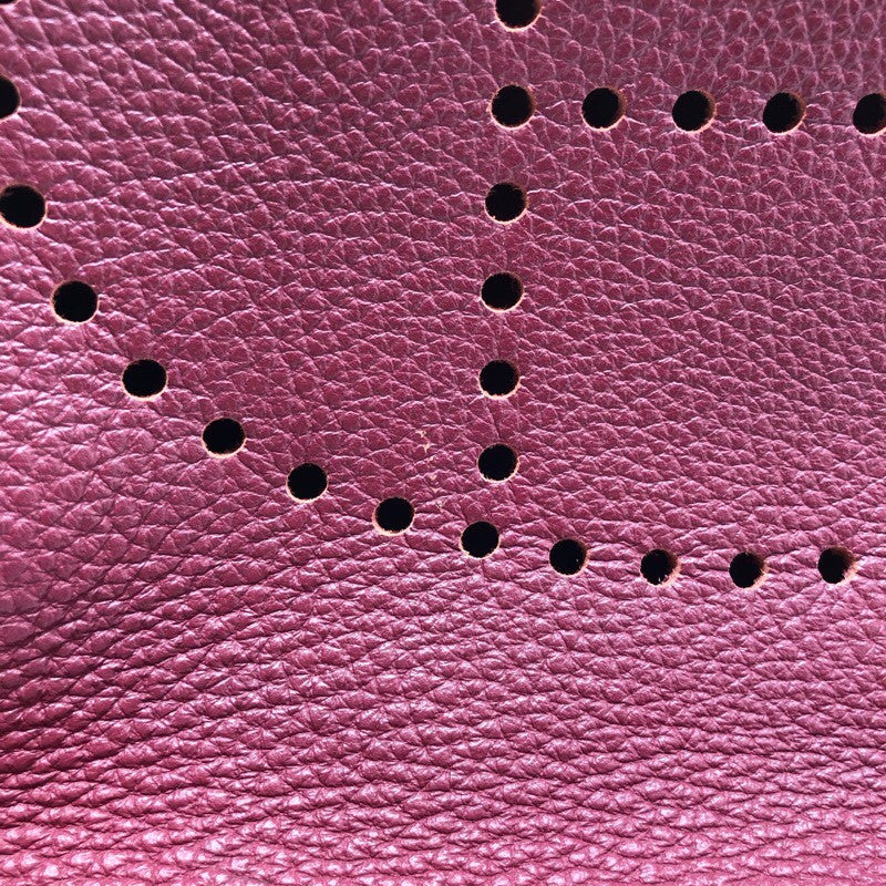 エルメス HERMES エヴリン3PM □N刻 ルビー トリヨン レディース ショルダーバッグ