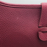 エルメス HERMES エヴリン3PM □N刻 ルビー トリヨン レディース ショルダーバッグ