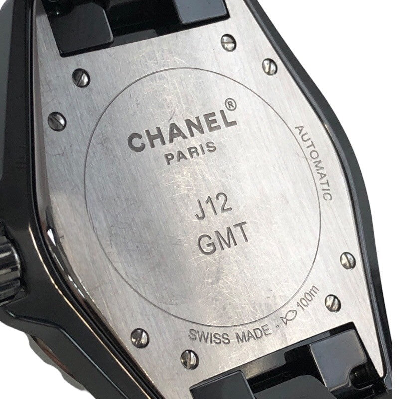 シャネル CHANEL J12　GMT　33㎜ H2012 セラミック/SS レディース 腕時計