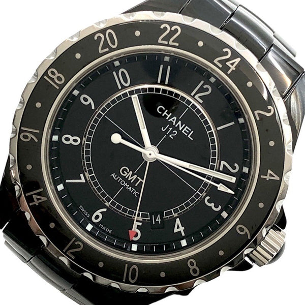 シャネル CHANEL J12　GMT　33㎜ H2012 セラミック/SS レディース 腕時計