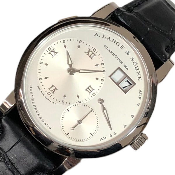 ランゲ＆ゾーネ A.LANGE&SOHNE ランゲ1 191.039 シルバー K18ホワイトゴールド メンズ 腕時計