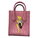 グッチ GUCCI 2WAYハンドバッグ　はなにゃコラボ 671623 レザー レディース ショルダーバッグ