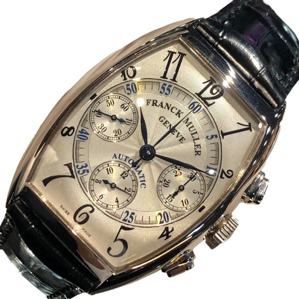 フランク・ミュラー FRANCK MULLER トノウカーベックス クロノグラフ  7850CC K18WG メンズ 腕時計