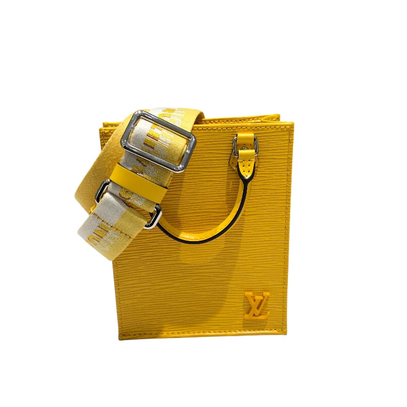 ルイ・ヴィトン LOUIS VUITTON プティット・サックプラ M81068 イエロー エピ レディース ショルダーバッグ