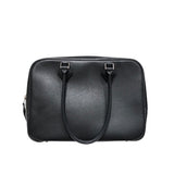 エルメス HERMES プリュム28 □ ブラック　SV金具 エプソン レディース ハンドバッグ