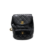 シャネル CHANEL マトラッセバックパック A10177 ブラック　ゴールド金具 ラムスキン レディース リュック・デイパック