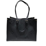 ルイ・ヴィトン LOUIS VUITTON オンザゴーGM M44925 ブラックGD金具 アンプラント ユニセックス ハンドバッグ