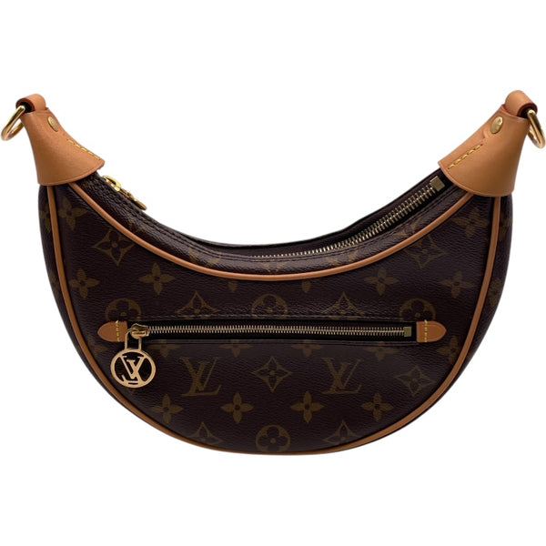 ルイ・ヴィトン LOUIS VUITTON ループ M81098 ブラウン モノグラム レディース ショルダーバッグ