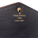 ルイ・ヴィトン LOUIS VUITTON ポルトフォイユ・サラ M62125 ネイビー ゴールド金具 モノグラム・アンプラント レディース 長財布