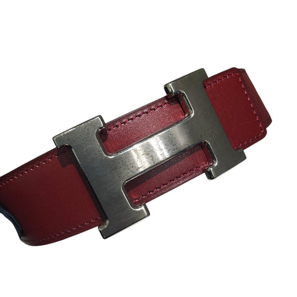 エルメス HERMES コンスタンスベルト　75㎝ □G刻 ルージュアッシュ/ゴールド ボックスカーフ ボックスカーフ/トゴ レディース ベルト