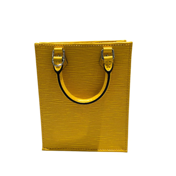 ルイ・ヴィトン LOUIS VUITTON プティット・サックプラ M81068 イエロー エピ レディース ショルダーバッグ
