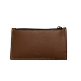 セリーヌ CELINE トリオンフカードコインケース １OB682 ブラウン PVC/レザー レディース カードケース