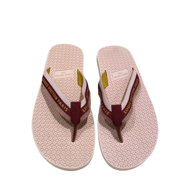 【日本未入荷☆上品なピンク】Louis Vuitton★サンダル ルイ・ヴィトン LOUIS VUITTON モノグラムフラワービーチ