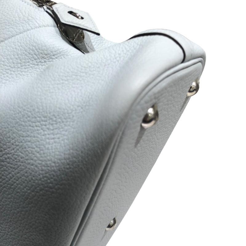 エルメス HERMES ボリード31 Y刻 ブループリュム トリヨン レディース ショルダーバッグ