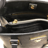 プラダ PRADA サフィアーノハンドバッグ 1BA567 ブラック/GD金具 サフィアーノハンドバッグ レディース ハンドバッグ