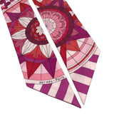 エルメス HERMES ツイリー Rose de Compas シルク レディース スカーフ
