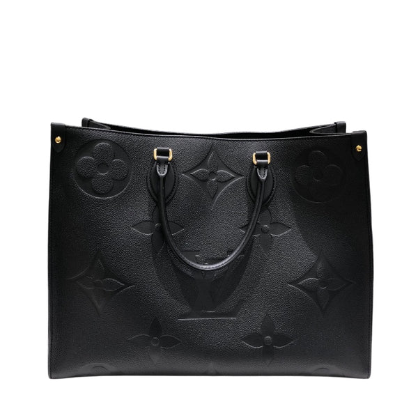 ルイ・ヴィトン LOUIS VUITTON オンザゴーGM M44925 ブラックGD金具 アンプラント ユニセックス ハンドバッグ