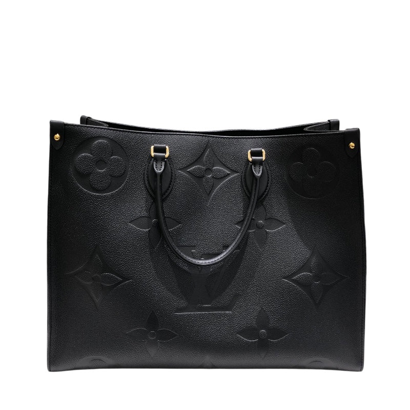ルイ・ヴィトン LOUIS VUITTON オンザゴーGM M44925 ブラックGD金具 アンプラント ユニセックス ハンドバッグ