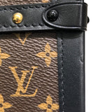 ルイ・ヴィトン LOUIS VUITTON ポシェットトランクヴェルティカル M63913 ブラウンゴールド金具 PVC レディース ショルダーバッグ