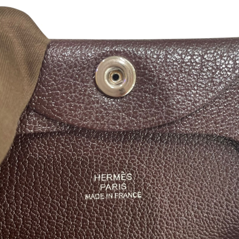 エルメス HERMES バスティア B刻 ルージュセリエ エプソン ユニセックス コインケース