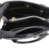 プラダ PRADA サフィアーノハンドバッグ 1BA567 ブラック/GD金具 サフィアーノハンドバッグ レディース ハンドバッグ