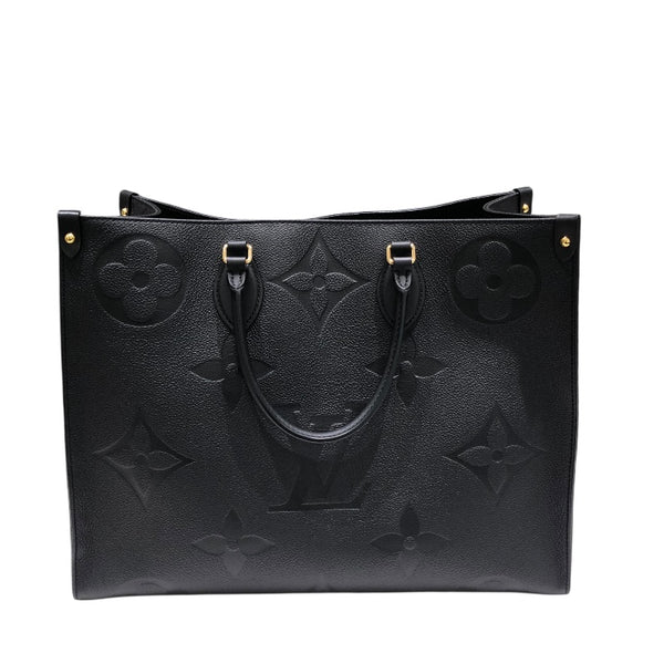 ルイ・ヴィトン LOUIS VUITTON オンザゴーGM M44925 ブラックGD金具 アンプラント ユニセックス ハンドバッグ