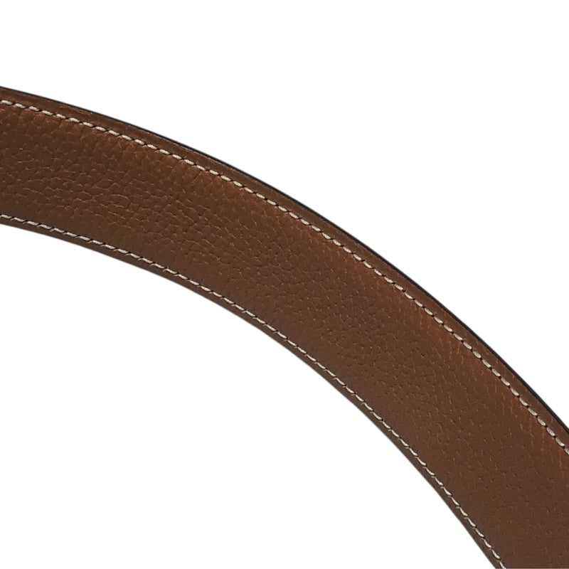 エルメス HERMES コンスタンスベルト　75㎝ □G刻 ルージュアッシュ/ゴールド ボックスカーフ ボックスカーフ/トゴ レディース ベルト