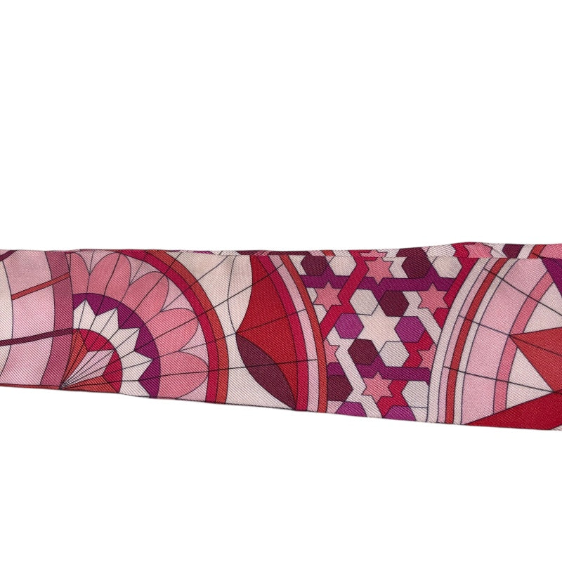 エルメス HERMES ツイリー Rose de Compas シルク レディース スカーフ