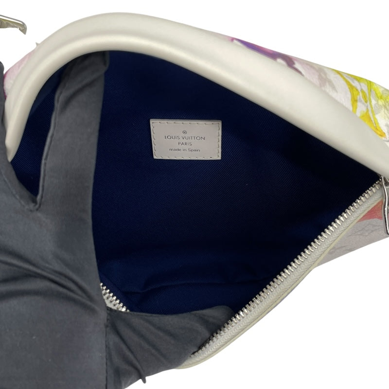 ルイ・ヴィトン LOUIS VUITTON ディスカバリー・バムバッグPM M45759 ホワイト モノグラム・ウォーターカラー メンズ ボディバッグ