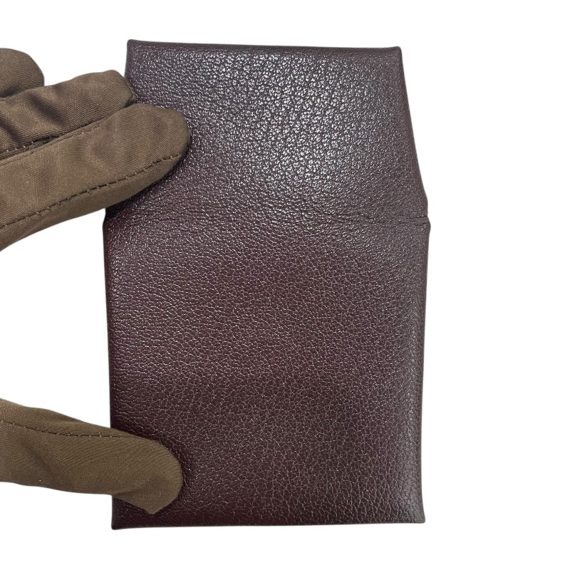 エルメス HERMES バスティア B刻 ルージュセリエ エプソン ユニセックス コインケース