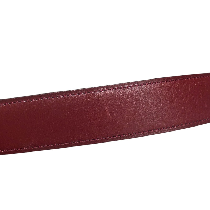 エルメス HERMES コンスタンスベルト　75㎝ □G刻 ルージュアッシュ/ゴールド ボックスカーフ ボックスカーフ/トゴ レディース ベルト