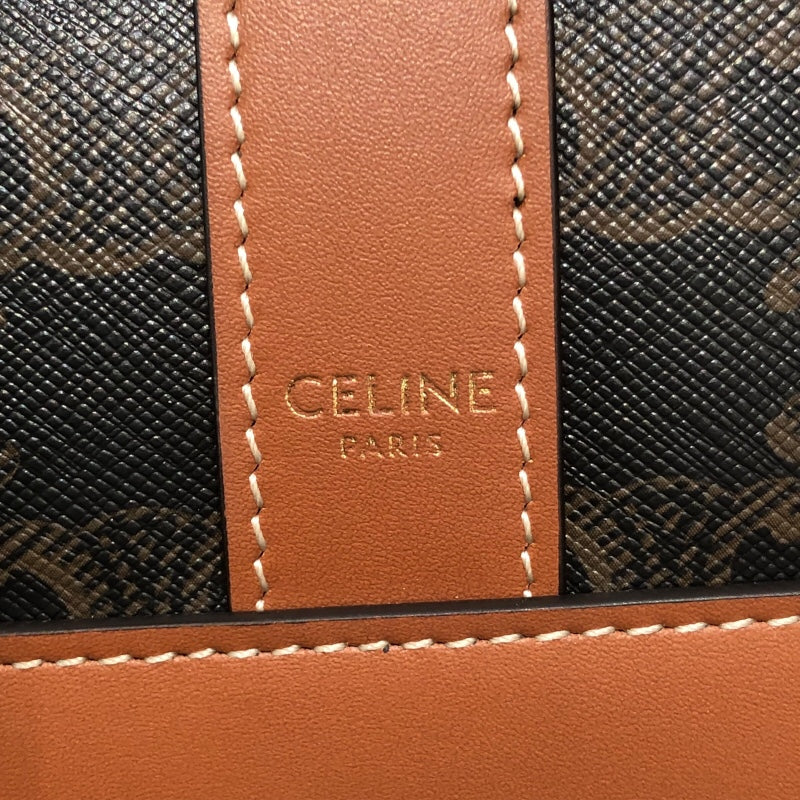 セリーヌ CELINE トリオンフスモールカバストート 115082 ブラウン トリオンフキャンバス/タン レディース トートバッグ