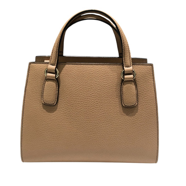 グッチ GUCCI ソーホー２WAYハンドバッグ 607722 ブラウン レザー レディース ショルダーバッグ