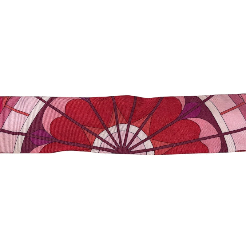 エルメス HERMES ツイリー Rose de Compas シルク レディース スカーフ
