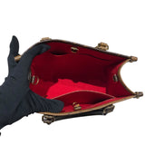 ルイ・ヴィトン LOUIS VUITTON オンザゴーPM M4673 ブラウン PVC レディース ショルダーバッグ