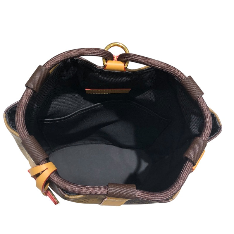 LOUIS VUITTON ルイ・ヴィトン LVxNIGO ランドネ メッセンジャー ショルダーバッグ モノグラムストライプ M45968 ICチップ ユニセックス【中古】【美品】 LOUIS VUITTON - LOUIS VUITTON ルイ・ヴィトン LVxNIGO ランドネ