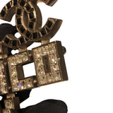 シャネル CHANEL LOVE/COCOブローチ シルバー シルバー/ラインストーン レディース ブローチ