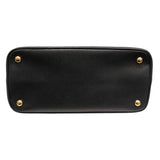 プラダ PRADA サフィアーノハンドバッグ 1BA567 ブラック/GD金具 サフィアーノハンドバッグ レディース ハンドバッグ