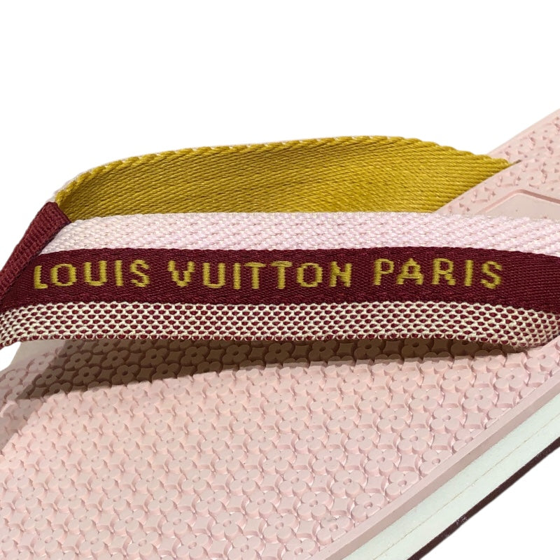 ルイ・ヴィトン LOUIS VUITTON モノグラムフラワービーチサンダル ピンク レディース ビーチサンダル