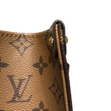 ルイ・ヴィトン LOUIS VUITTON オンザゴーPM M4673 ブラウン PVC レディース ショルダーバッグ