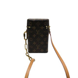 ルイ・ヴィトン LOUIS VUITTON フォーンボックス M44914 ブラウンゴールド金具 PVC レディース ショルダーバッグ