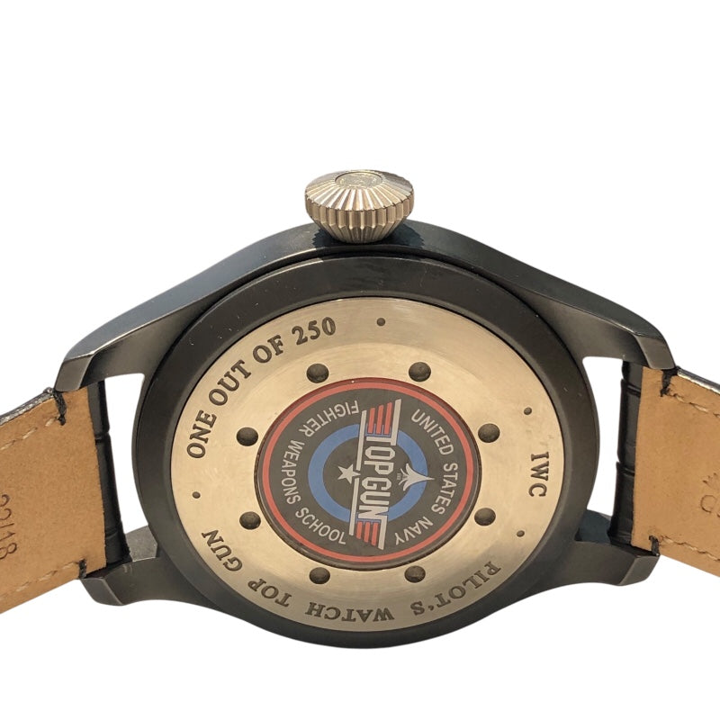 インターナショナルウォッチカンパニー IWC パイロット・ウォッチ・パーペチュアル・カレンダー 　トップガン　ブティック・エディション IW502903 セラミック メンズ 腕時計