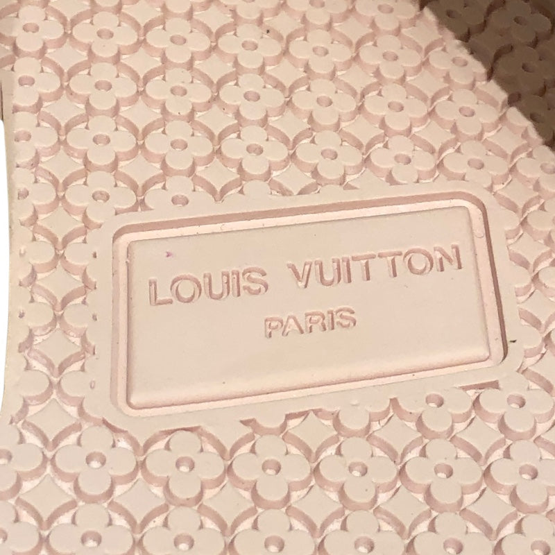 ルイ・ヴィトン LOUIS VUITTON モノグラムフラワービーチサンダル ピンク レディース ビーチサンダル