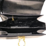 サルヴァトーレ・フェラガモ Salvatore Ferragamo ガンチーニ２wayバッグ 210536 ブラックGD金具 ボックスカーフ レディース ハンドバッグ