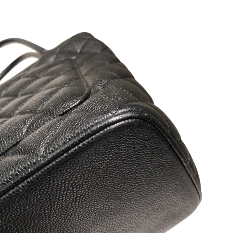 シャネル CHANEL 復刻トート A01804 ブラック キャビア レディース ハンドバッグ