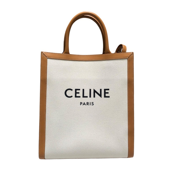 セリーヌ CELINE スモールバーティカルカル ホワイト ユニセックス ショルダーバッグ